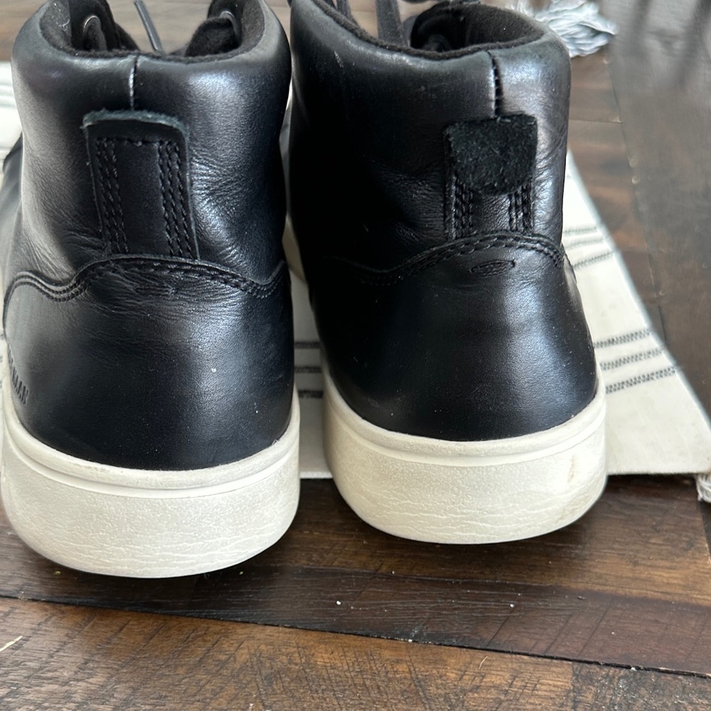 Cole Haan Black Leather Men's Sneakers sz 12M - Picture 5 of 6
